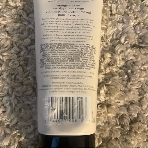 Crabtree & Evelyn Tarocco Orange Body Scrub - Picture 4 of 6